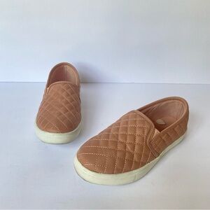 Stevie’s Blush Pink Quilted Sneakers Kids Size 2